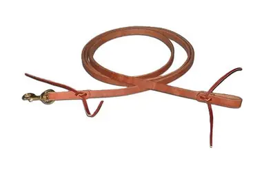 Berlin Leather® Flat Roper Rein 8' x 3/4" - Tack