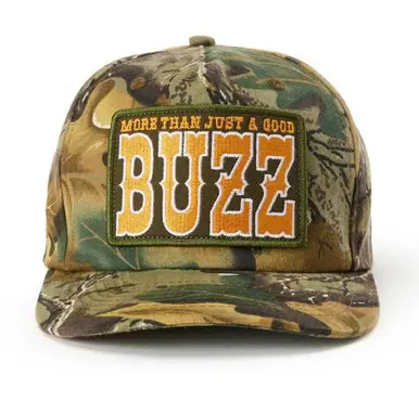 Seager® Camo Good Buzz Snapback Cap - Hats