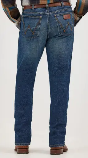 SALE Wrangler Retro® Men's Slim Fit Straight Leg Jeans in Jasper - Sale Barn