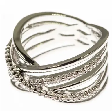 R.S. Covenant® Ladies' Crossover Band with Tiny CZ Ring - Accessories