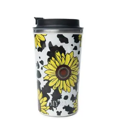 Myra® Western Trail Stainless Steel Mug in Sunflower Yellow - Accessories
