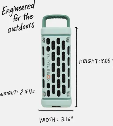Turtlebox® Ranger Bluetooth Speaker - Accessories