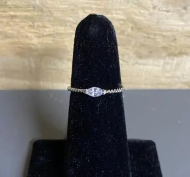 R.S. Covenant® Oval Marquis Cubic Zirconia with Slim Band Ring - Accessories