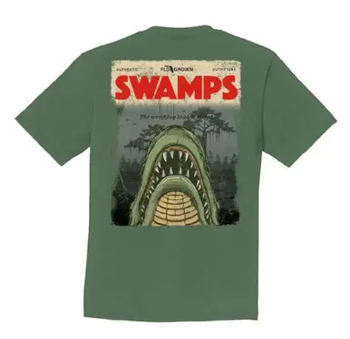 FloGrown® Youth S/S Olive Green Swamps T-Shirt