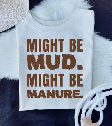 Buckin' Baby® Boys' S/S Cream Might Be Mud T-Shirt