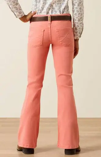Ariat® Girls' Peach Ella Flare Jeans - Brands