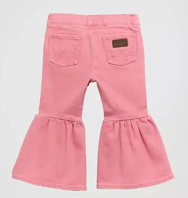 Wrangler® Infant/Toddler Girls' Pink Ruffle Bottom Jeans in Samira - Kids