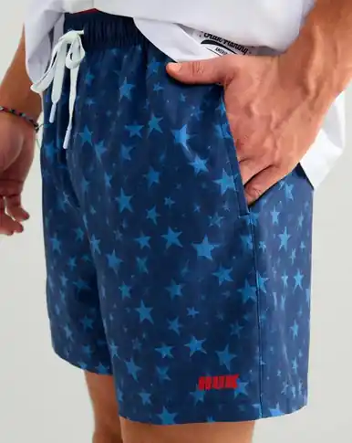 HUK® Men's Pursuit America 250 Volley Swim Shorts - Mens