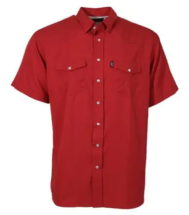 Hooey® Men's S/S Red Dahlia Sol Pearl Snap Shirt - Brands
