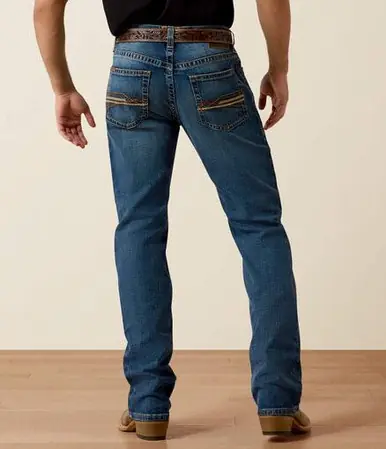 Ariat® Men's M4 Relaxed Thornton Boot Cut Jeans in Heath - Brands