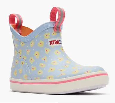 XTRATUF® Girls' Skyway Floral Ankle Deck Boots - Footwear