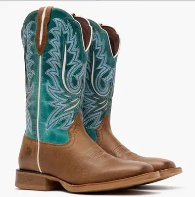 Durango® Gingersnap/Ocean Blue Lady Rebel Pro™ Western Boots - Footwear
