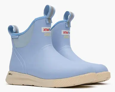 XTRATUF® Ladies' Skyway Blue 6" Sport Ankle Deck Boots - Footwear
