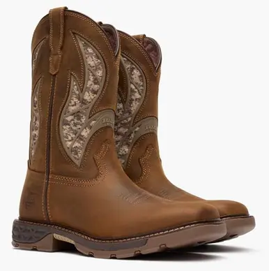 Georgia Boot® Men's Brown Carbo-Tec FLX 11" Pull-On Work Boots