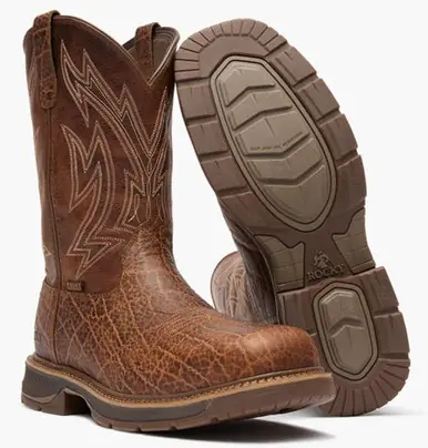 Rocky® Men's Ride LTE Carbon Round Toe Western Work Boots - Footwear