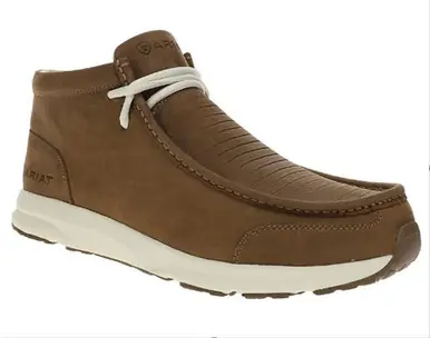 Ariat® Men's Desert Sands/Chestnut Lizard Print Spitfire Chukka Shoes - Brands