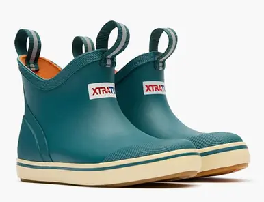 XTRATUF® Kids' Teal Ankle Deck Boots - Footwear