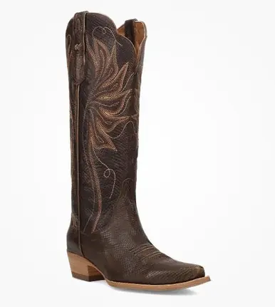 Dan Post® Ladies' Brown Grace Tall Western Snip Toe Boots - Brands
