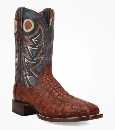 Dan Post® Men's Cognac Caiman Marsh Square Toe Boots - Footwear