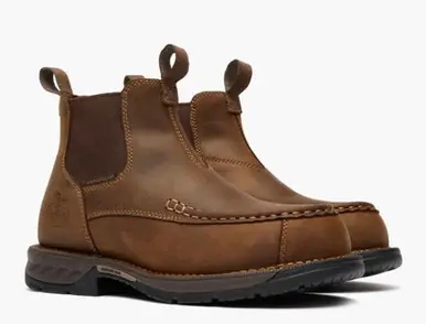 Georgia Boot® Men's Athens 360 Chelsea WP Moc Nano Composite Toe Work Boots - Footwear