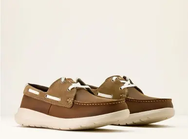 Ariat® Ladies' Brown Bomber Hilo Shore Shoes - Brands