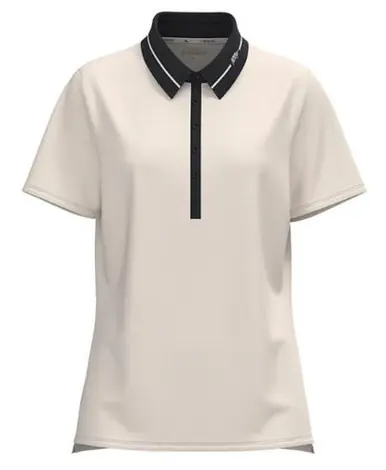 Hooey® Ladies' S/S Cream/Black Palmer Polo Shirt