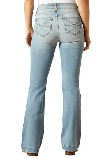Ariat® Ladies' Marnie HR Slim Trouser in Maryland Light Wash - Brands
