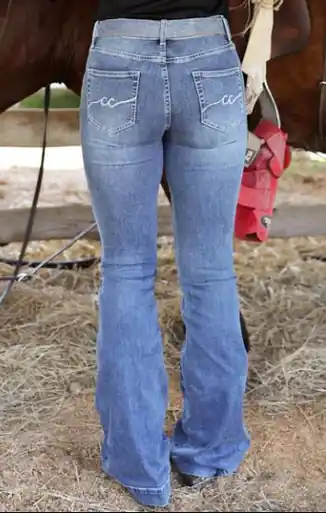 CC Western® Ladies' CC Carissa Classic Medium Wash Jeans