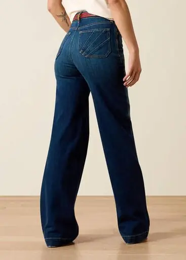 Ariat® Ladies' UHR Penelope Wide Leg Jeans in Lakewood