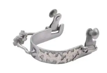Reinsman® Ladies/Youth Silver with Scrolls Bumper Spurs - Tack
