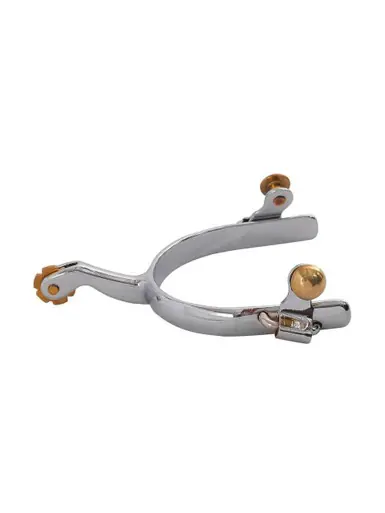 Diamond R by Reinsman® Men's Chrome Roper Spurs - Tack