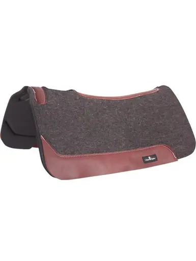 Classic Equine® Grey Contour Flex 1 1/4" Saddle Pad - Tack