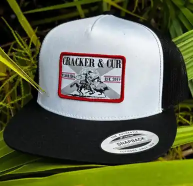 Cracker and Cur® State Flag Patch Flatbill Cap - Hats