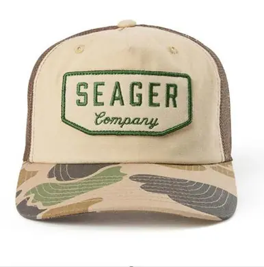 Seager® Wilson Trucker Mesh Snapback Cap - Hats