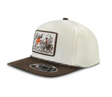 Ariat® Men's Tan/Brown Desert Patch FlexFit110 Snapback Cap - Hats