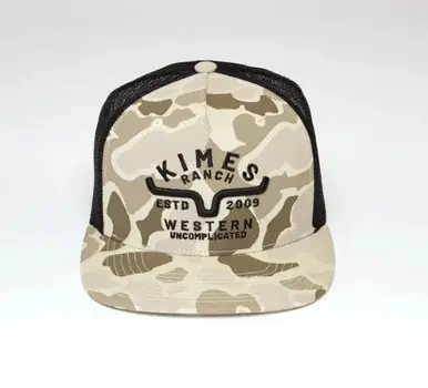 Kimes Ranch® Grandview Camo Flat Bill Cap - Hats