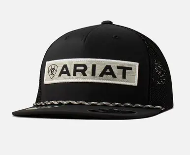 Ariat® Black with Desert Patch FlexFit 110 Snapback Cap - Brands