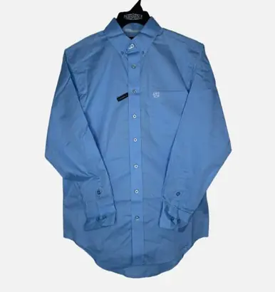 SALE Panhandle® Men's L/S Solid Poplin Button Shirt - Mens
