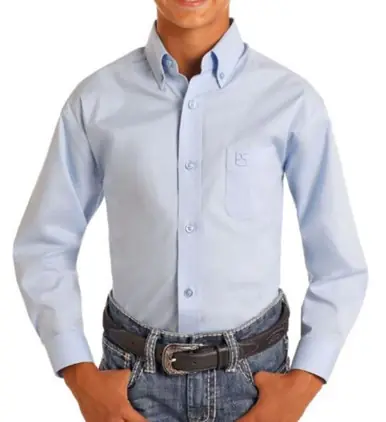 SALE Panhandle® Boys' L/S Solid Button Shirt - Sale Barn