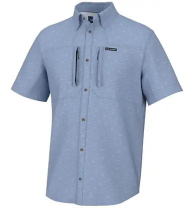 SALE Local Boy® Men's S/S Violet Saltwater Backcountry Fishing Button Shirt - Sale Barn