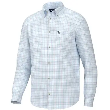 SALE Local Boy® Mens' L/S Checkered/Plaid Stamps Button Dress Shirt - Sale Barn