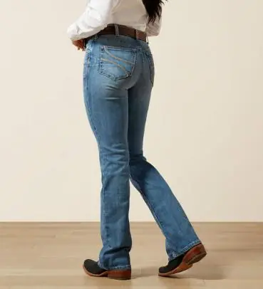 SALE Ariat® Ladies' Medium Wash HR Rowyn Boot Cut Jeans in Challis - Sale Barn
