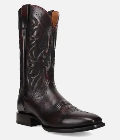 SALE Dan Post® Men's Black Cherry Remington Square Toe Boots - Sale Barn