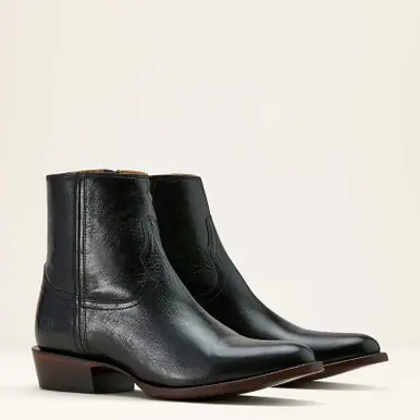 SALE Ariat® Men's Inkwell Black Barrett Short Zipper Boots - Sale Barn