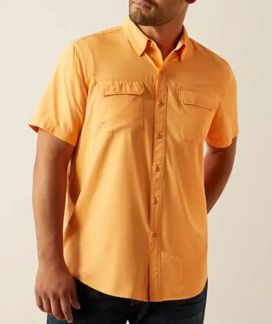 SALE Ariat® Men's S/S Peach VentTEK Outbound Fitted Button Shirt - Sale Barn
