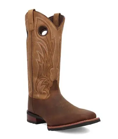 SALE Laredo® Men's Brown/Tan Cullen Broad Square Toe Boots - Sale Barn