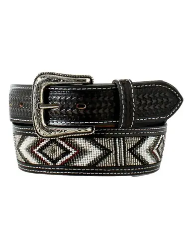Ariat® Men's Black Diamond Inlay Beaded Belt - Brands