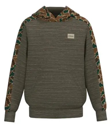 Hooey® Boys' Brown/Camo Canyon Hoodie - Brands