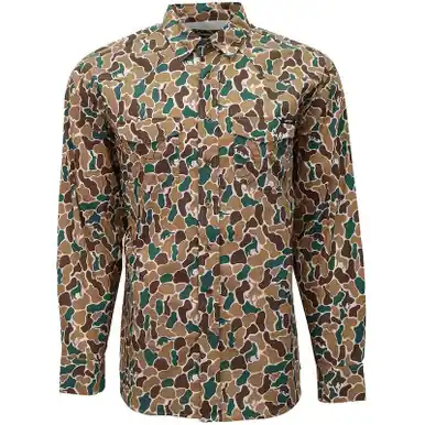 Hooey® Boys' L/S Maverick Duck Camo Button Shirt - Kids