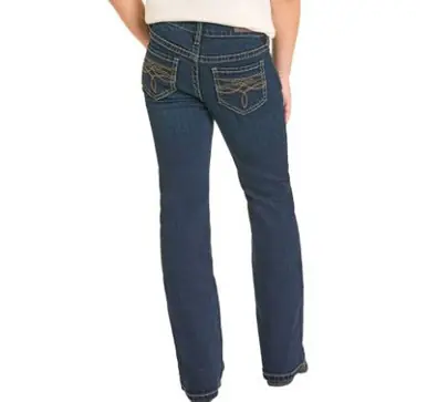 Rock & Roll Denim® Girls' Dark Vintage Boot Stitch Jeans - Kids